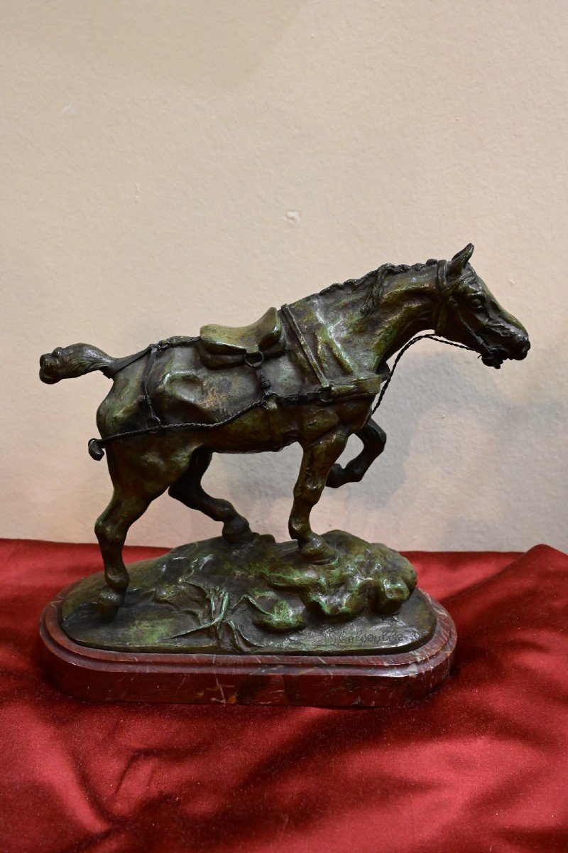 Gustave Colsoulle - Bronze Horse-photo-3